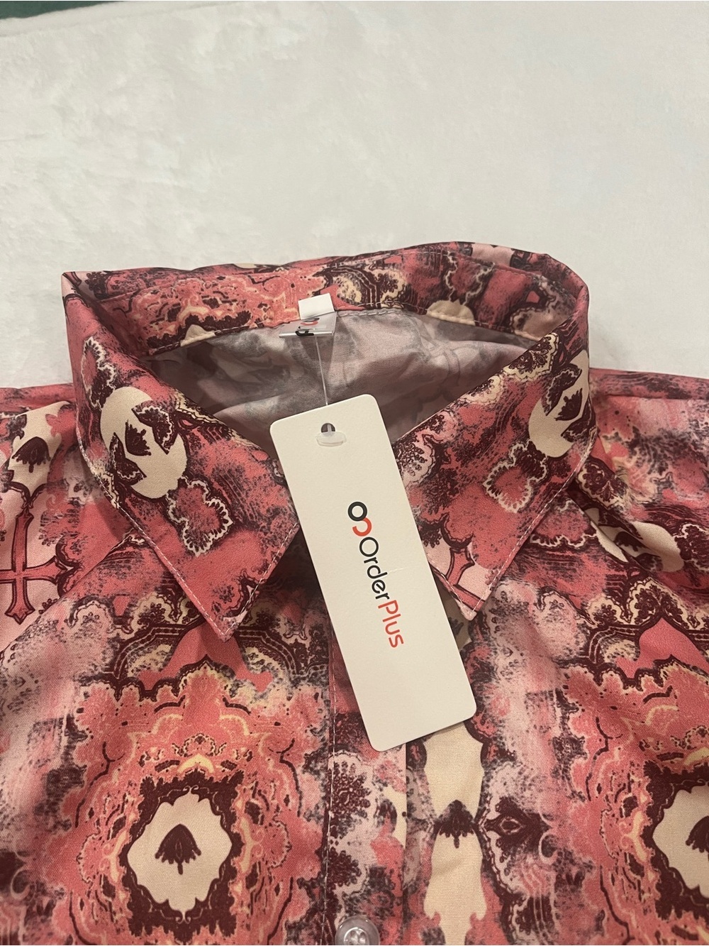 NWT Fashion Mia Pink Paisley Bohemian Maxi Dress Medium - Picture 4 of 8